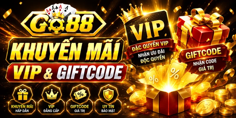 Go88 VIN gift code chào mừng