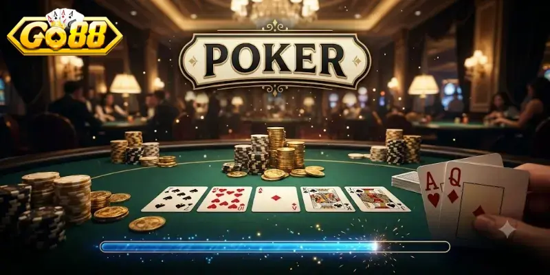 Poker GO88 trải nghiệm đấu trí đỉnh cao cùng cộng đồng cao thủ Việt