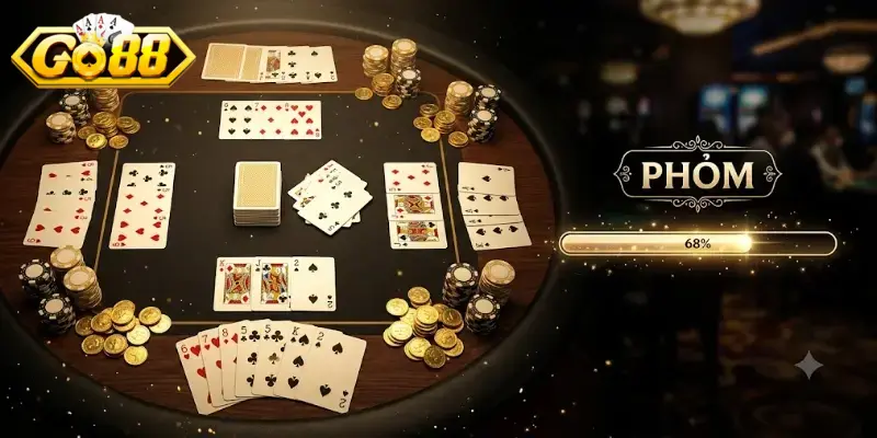Phỏm GO88 chơi cực mượt, tranh tài cao thủ nhận thưởng hấp dẫn