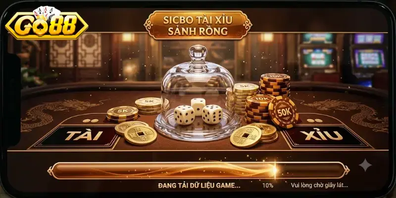 Sicbo tài xỉu sảnh rồng GO88 hấp dẫn, cơ hội thắng lớn mỗi ngày
