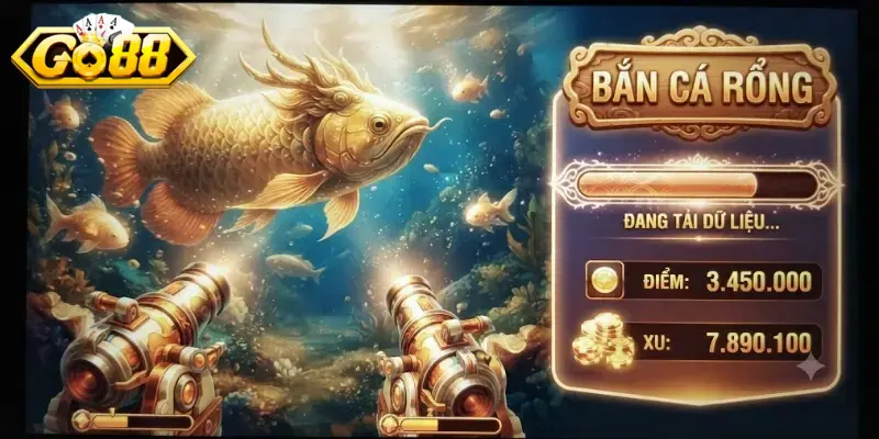 Bắn cá rồng Go88 săn thưởng cực đã, trải nghiệm bắn cá đổi thưởng hấp dẫn