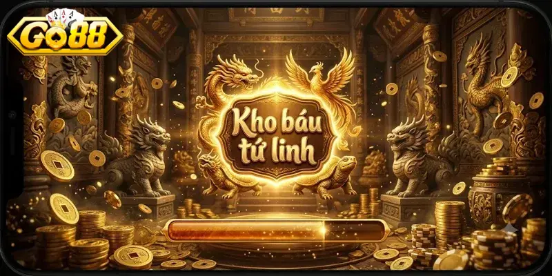 Kho báu tứ linh Go88 săn thưởng lớn cùng trải nghiệm bất ngờ