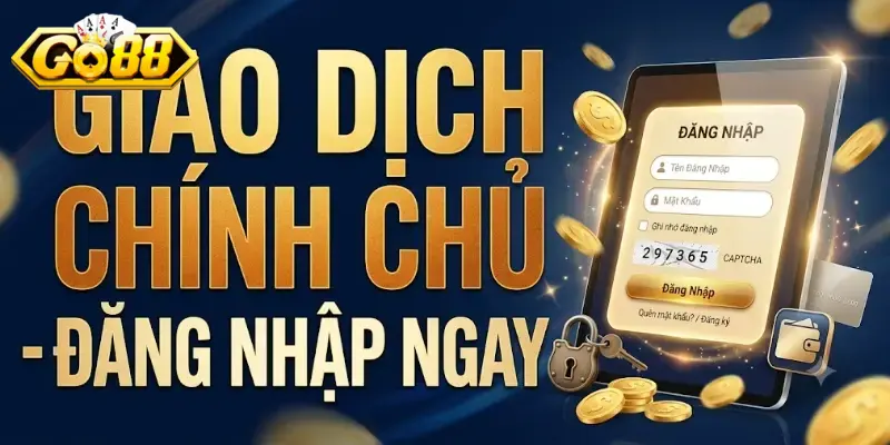 Đăng nhập GO88 nhanh chóng, truy cập mọi dịch vụ giải trí chỉ trong tích tắc