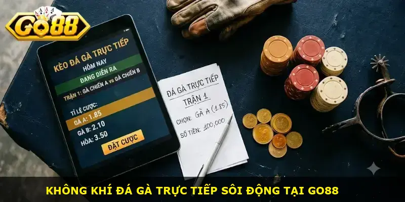 Kèo đá gà trực tiếp GO88 - ảnh 1