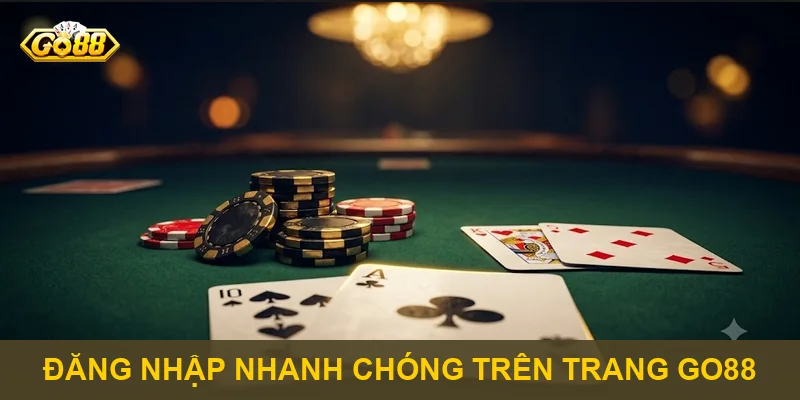 Đăng nhập nhanh chóng trên trang Go88